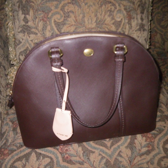 Handbags - Coach Cora Domed Satchel Bag